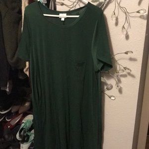 LuLaRoe 2X Plus Size Forrest Green Carly